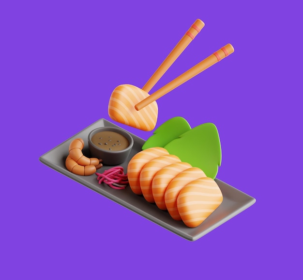 Comida rápida comida callejera 3d vector icono conjunto aislado 3d render ilustración