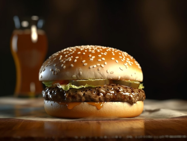 Comida Rápida Comida Carne Hamburguesa Coca Cola Bebida Delicioso Restaurante Café