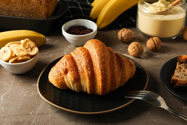 Comida saborosa com banana conceito de comida saborosa com Banana