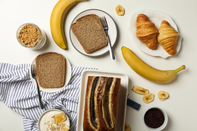 Comida saborosa com banana conceito de comida saborosa com Banana