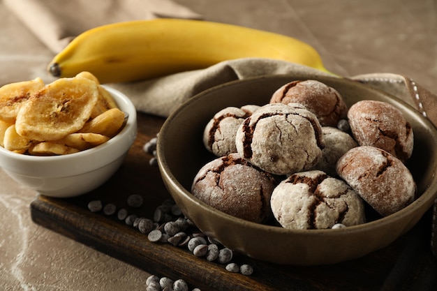 Comida saborosa com banana conceito de comida saborosa com Banana