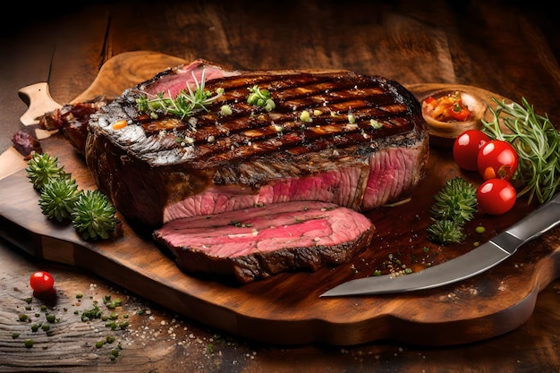La comida tan deliciosa tiene sabor
