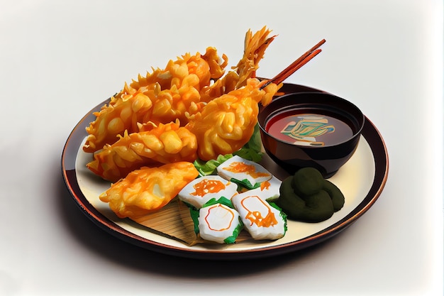 comida tempura japonesa