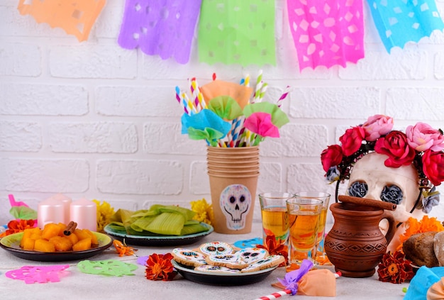 Comida tradicional del día de los muertos