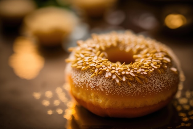 Comida tradicional indonesia donat kentang IA generativa