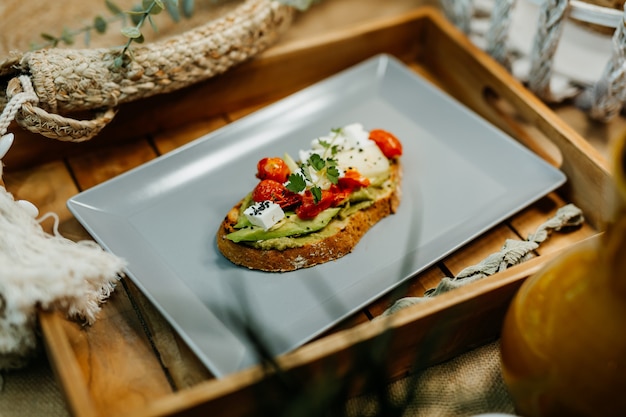 Comida vegetariana saudável para uma dieta balanceada rica em vitaminas