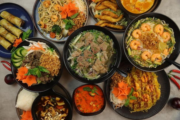 comida vietnamita cozinha asiática