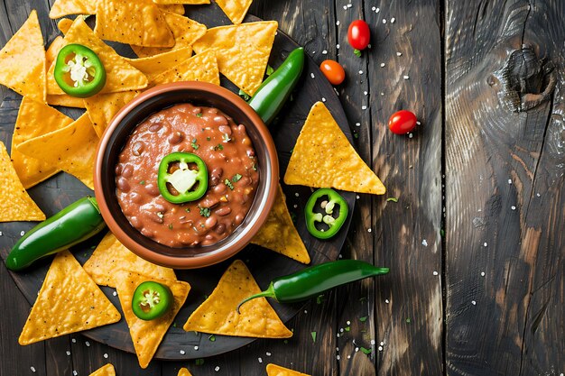 Foto comidas y verduras tradicionales mexicanas para el cinco de mayo