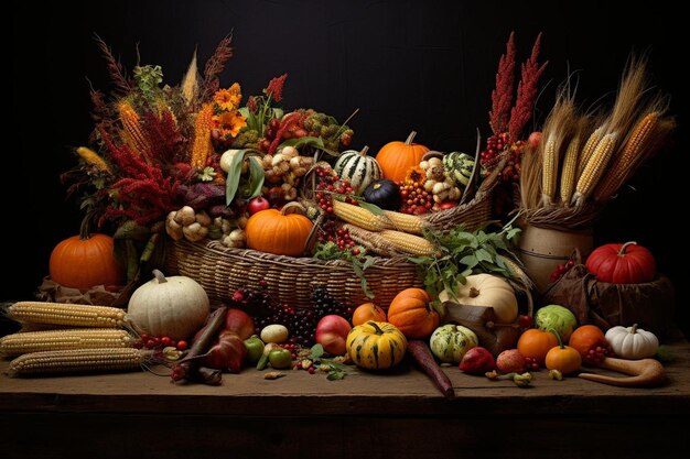 Comiendo Cornucopia limpia