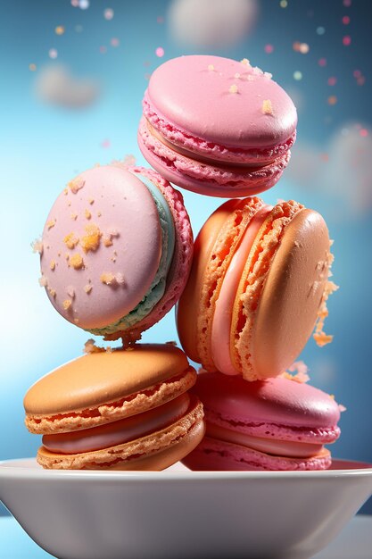 _Commercial_photography_close_up_of_four_macaroons_flying