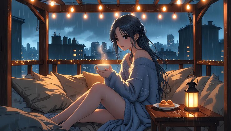 La comodidad de las noches lluviosas