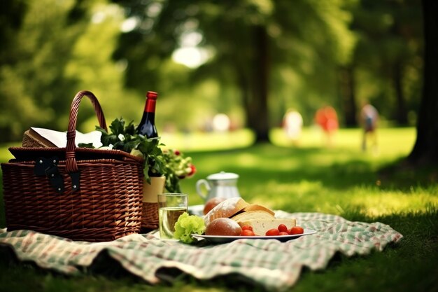 Las comodidades del campo Foto de picnic