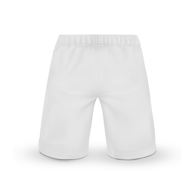 Cómodos pantalones cortos blancos con cintura elástica y tela ligera para el uso casual