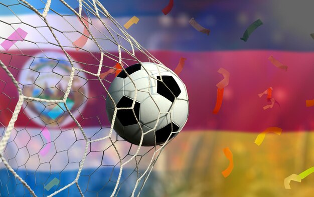 Competición de la Copa de Fútbol entre la nacional de Costa Rica y la nacional alemana