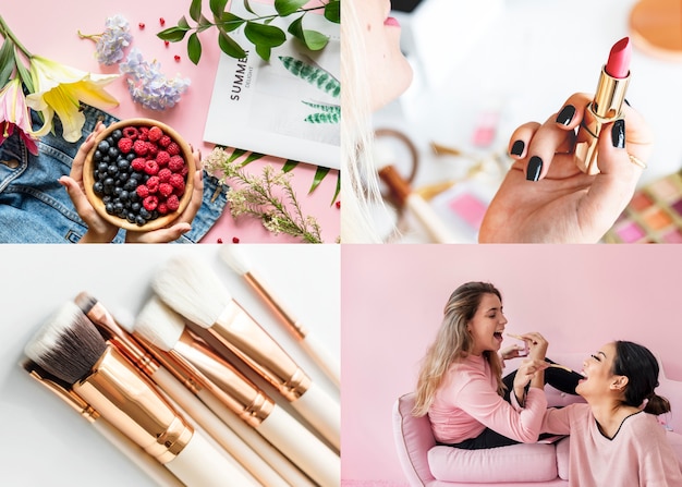 Foto compilación de imágenes temáticas de maquillaje femenino