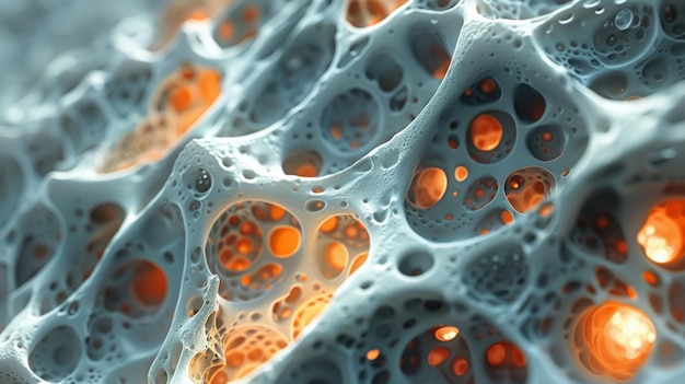 La compleja arquitectura de las células óseas en una fractura regenerativa