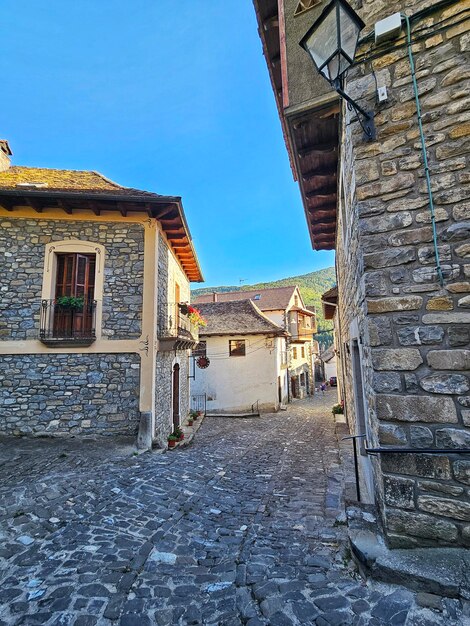 El Complejo Artístico Histórico de Anso es parte de las ciudades más hermosas de España en los Pirineos de Huesca