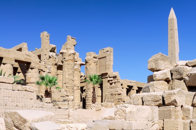 El complejo del templo de Karnak, Luxor, Egipto.