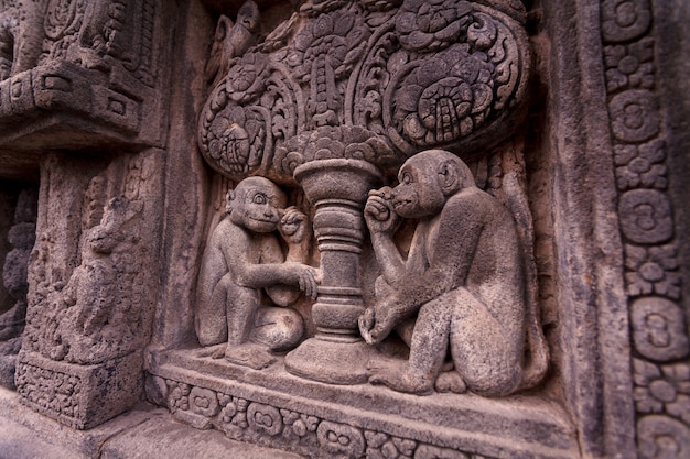 Complejo de templos de Prambanan en Java, Indonesia