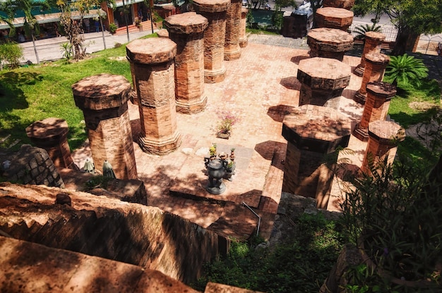 Complexo do templo Po Nagar em Na Trang Vietnam