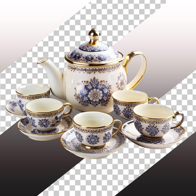 Composição com chá de porcelana branca em um fundo cinza claro com um delicado buquê de fluxo
