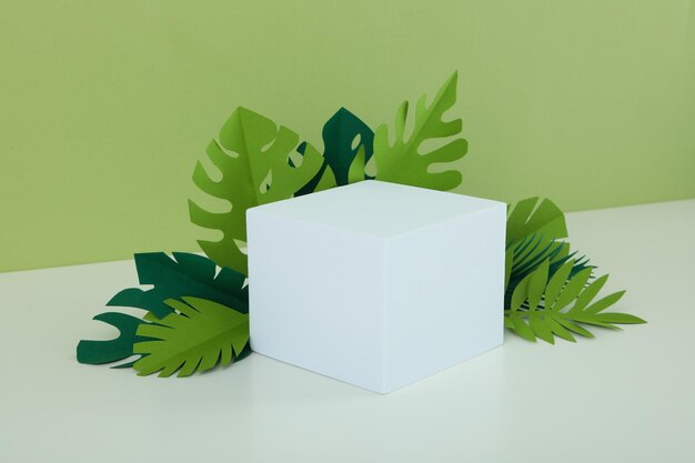 Composição com pódio para o seu design e publicidade