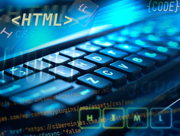 Foto composição com sistema html para sites