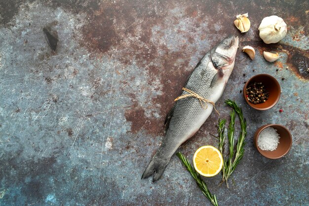 Foto composição de deliciosos frutos do mar