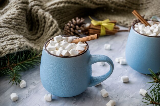 Foto composição de férias aconchegante de natal e ano novo