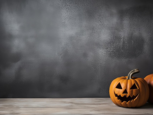 Composição de Halloween com espaço de cópia