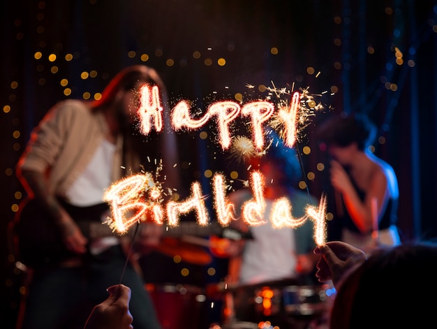 Composição para festa de aniversário