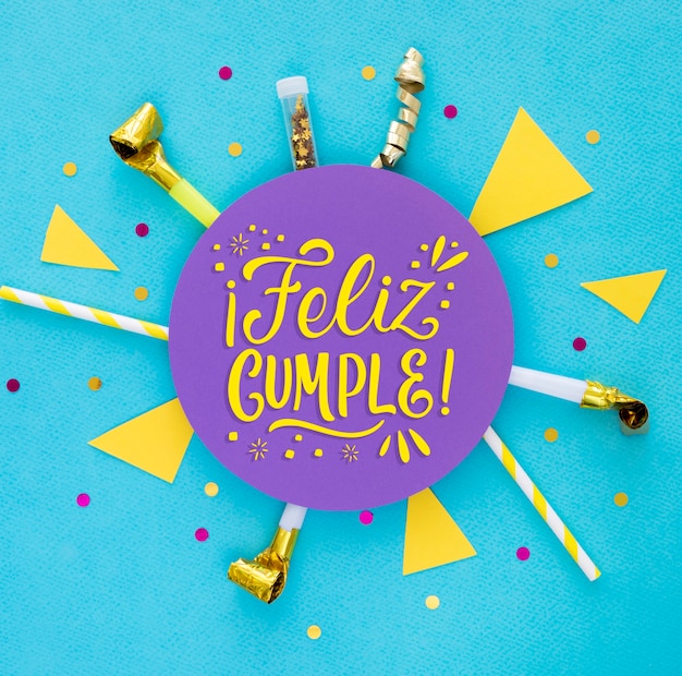Composição para festa de aniversário