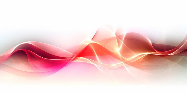 Composición abstracta de formas de onda rojas contra un fondo digital blanco que crea una pantalla visualmente cautivadora que combina colores vibrantes con una estética digital Generative Ai