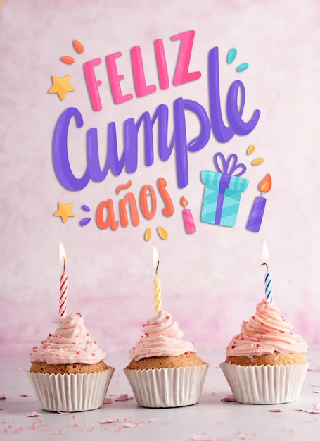 Foto composición para la celebración de la fiesta de cumpleaños.