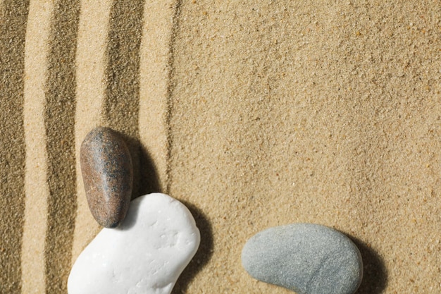 Composición para el concepto de Armonía y Equilibrio de Relajación Zen
