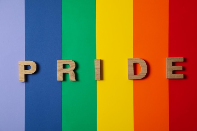 Composición para el concepto de comunidad Pride y LGBTQ