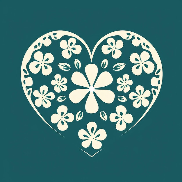 Composición de corazones de trébol de colores para la celebración del Día de San Patricio y la IA generativa de la suerte