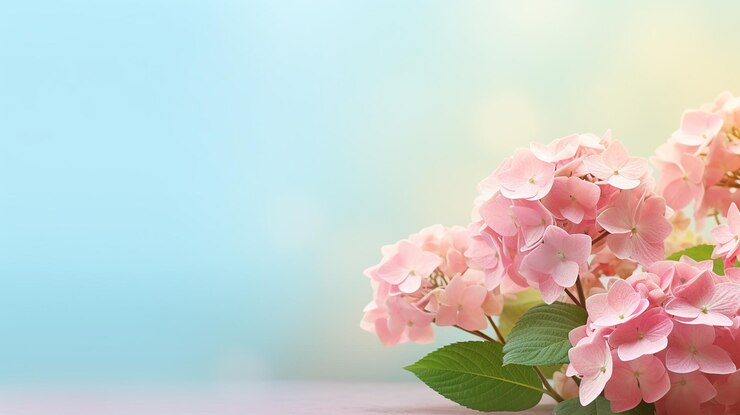Composición floral de primavera o verano IA generativa