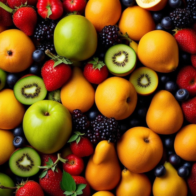 composición de las frutas foto