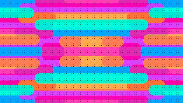 Composición geométrica abstracta con gradiente y círculos