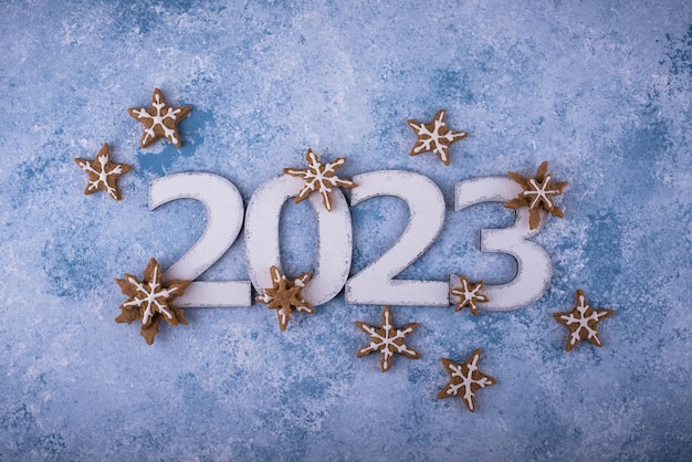 Composición de Navidad y Año Nuevo 2023