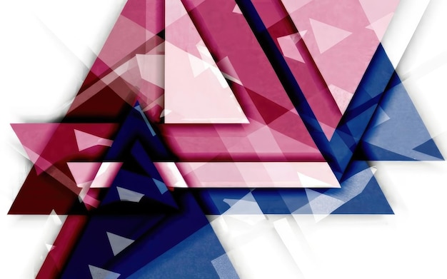 Composición de patrón triangular fondo abstracto con espacio de copia