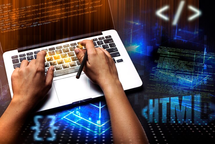 Foto composición con sistema html para sitios web.