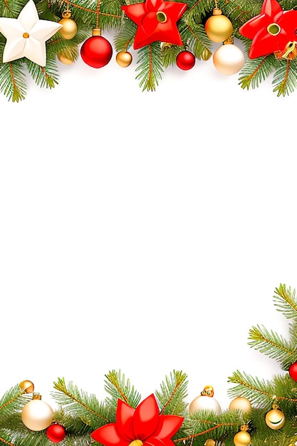 Foto composición vectorial realista de navidad generada por la ia