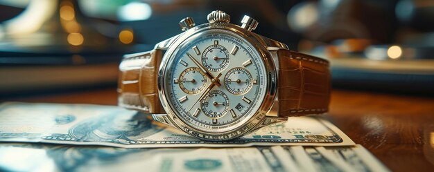 Compra de relógios de luxo com crédito em dinheiro