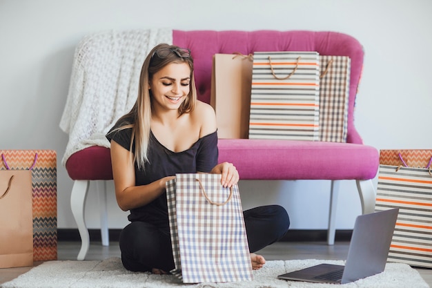 Foto compras de año nuevo