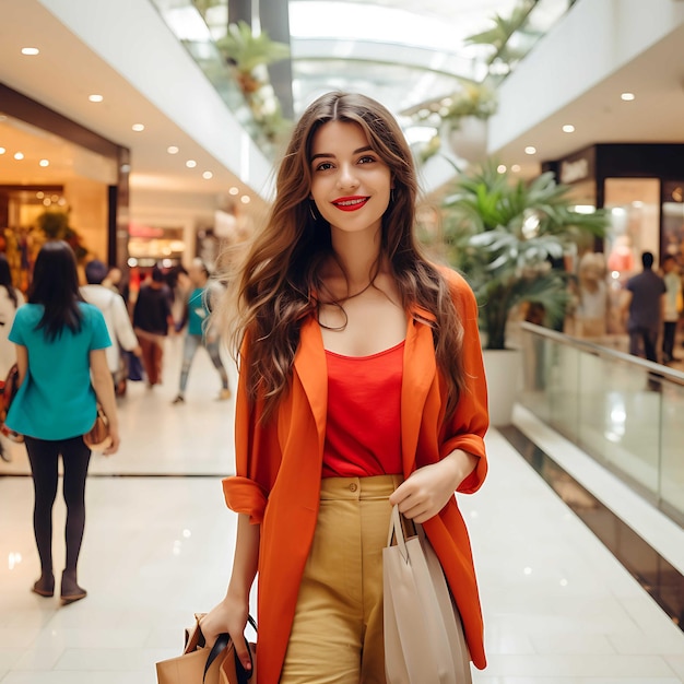 De compras en el centro comercial