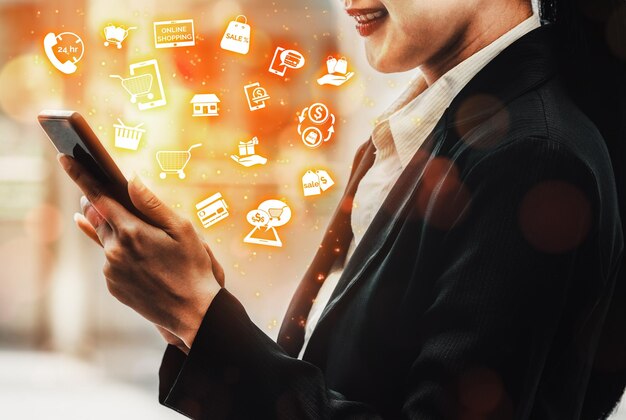 Compras en línea y dinero por Internet