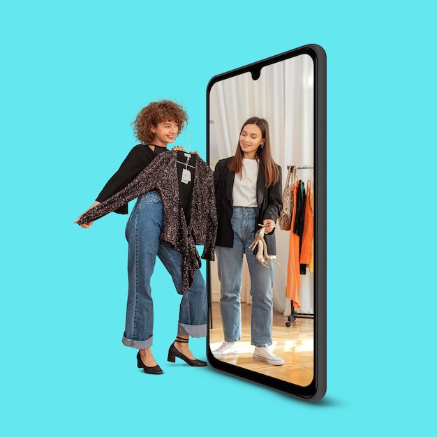 Compras en línea de mujeres completas