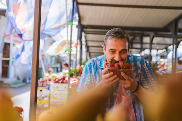 De compras en el mercado